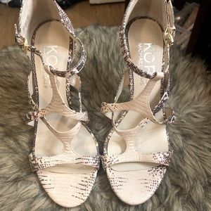 Michael kors snake print heels